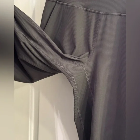 Lululemon Align Ribbed High-Rise Wide-Leg Pant *Tall Graphite Grey 36” Inseam
